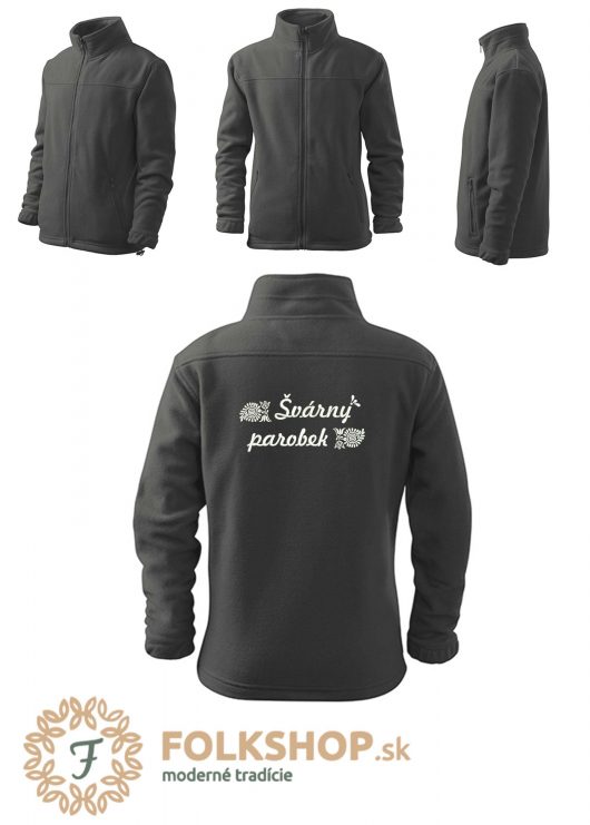 FLEECE-sivý,-švárny-parobek_KIDS