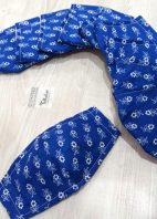 Modré-rúška-s-kvietočkami---W,M
